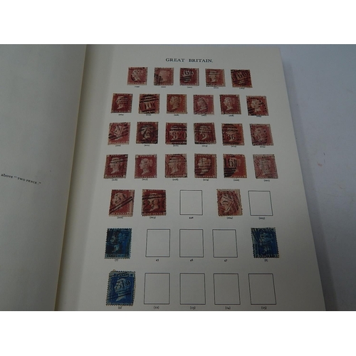 65 - Windsor album of GB inc a good selection of QV with a run of 1d Reds on several pages, 2d Blues, Ban... 