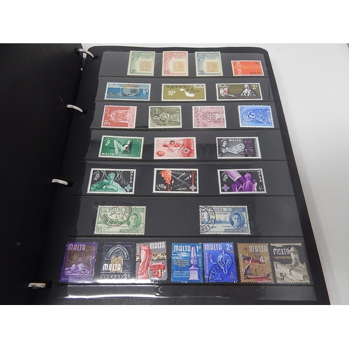 60 - Malta/GB collection with much Mint GB housed in 2 albums