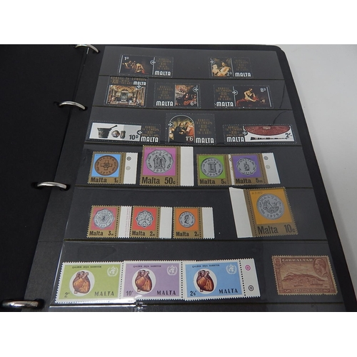 60 - Malta/GB collection with much Mint GB housed in 2 albums