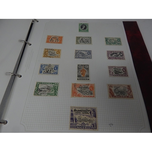 67 - New Zealand, Niue & Norfolk islands stamps inc mini-sheets housed in maroon Stanley Gibbons 'Avon' a... 