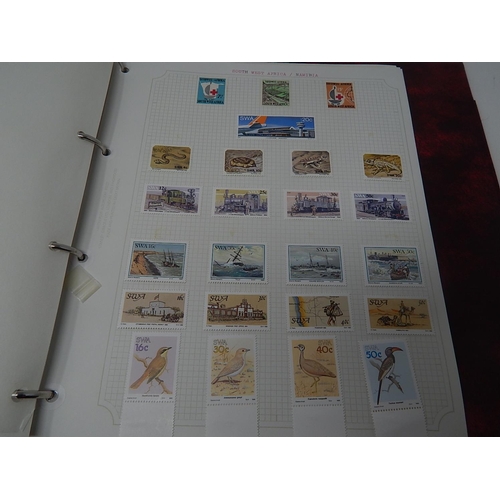 70 - Somaliland, South Arabia, South Africa, SWA, Namibia collection housed in maroon Stanley Gibbons 'Av... 