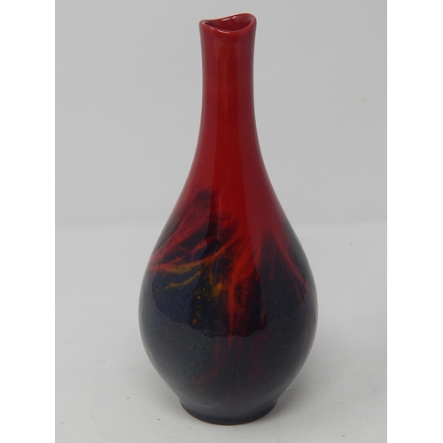 552 - Royal Doulton Flambe Vase Model 1612: Height approx 20.5cm