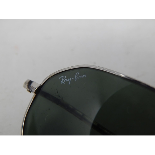 558 - Pair of Vintage RAY BAN Sunglasses in Case.