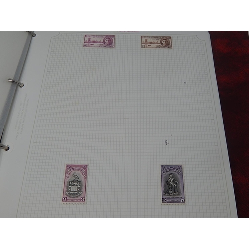 71 - Montserrat collection in maroon Stanley Gibbons Avon album