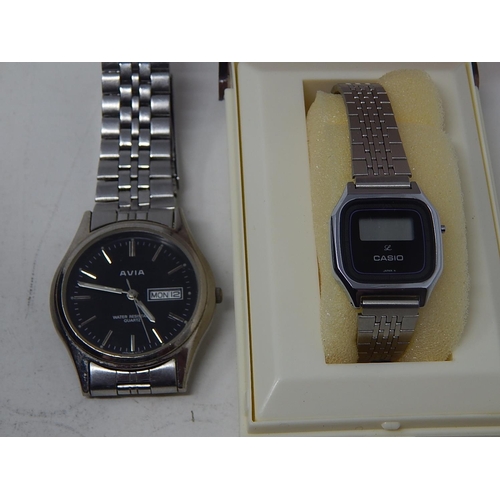 575 - Avia Wristwatch /Casio Wristwatch in Original Box with Instructions