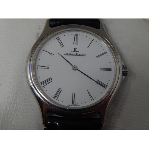 161 - Gentleman's Jaeger-Le Coultre Watch on leather strap in superb condition and full working order with... 