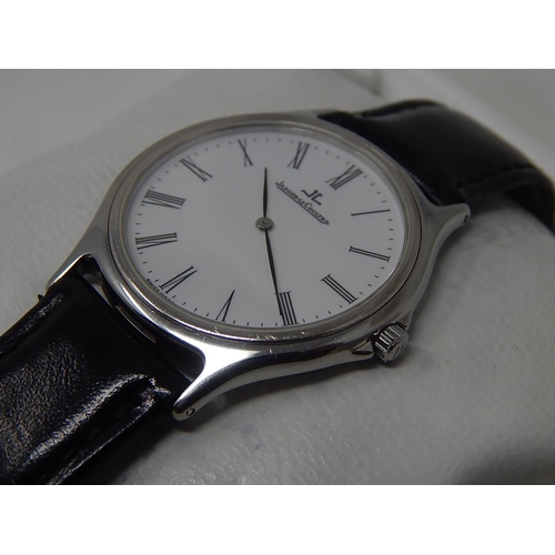 161 - Gentleman's Jaeger-Le Coultre Watch on leather strap in superb condition and full working order with... 