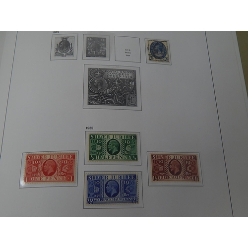 162 - A magnificent collection of GB stamps housed in a blue Stanley gibbons Album comprisinag a really go... 