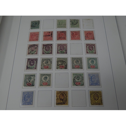 162 - A magnificent collection of GB stamps housed in a blue Stanley gibbons Album comprisinag a really go... 