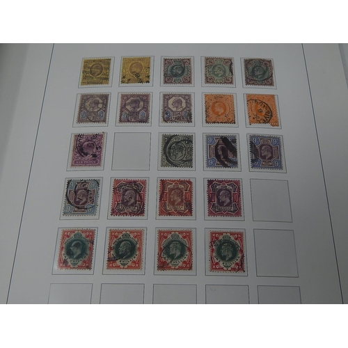 162 - A magnificent collection of GB stamps housed in a blue Stanley gibbons Album comprisinag a really go... 