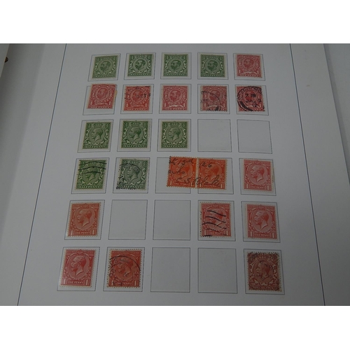 162 - A magnificent collection of GB stamps housed in a blue Stanley gibbons Album comprisinag a really go... 