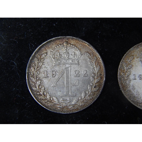 170 - George V Maundy set 1922 in Royal Mint fitted case