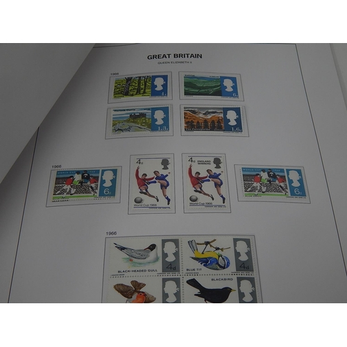 179 - Two tins containing China and South Africa stamps; selection of GB stamps on various album pages