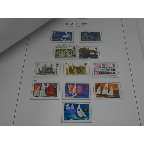 179 - Two tins containing China and South Africa stamps; selection of GB stamps on various album pages
