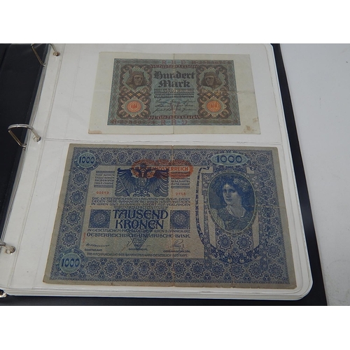 83 - A collection of Banknotes housed in collectors' album