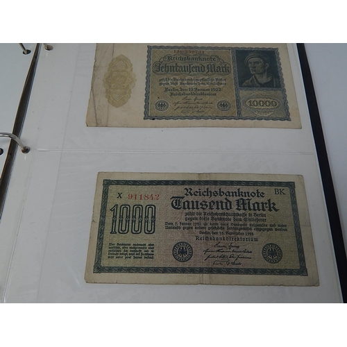 83 - A collection of Banknotes housed in collectors' album