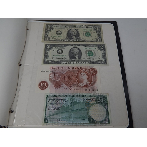 83 - A collection of Banknotes housed in collectors' album