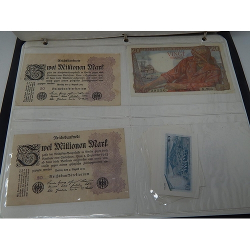 83 - A collection of Banknotes housed in collectors' album