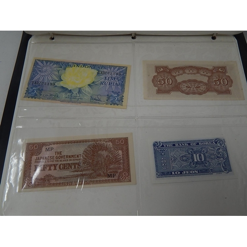 83 - A collection of Banknotes housed in collectors' album