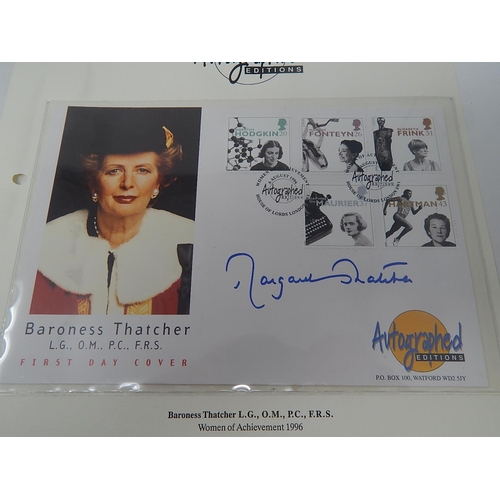 86 - First Day Cover with House of Lords postmark signed by Margaret Thatcher