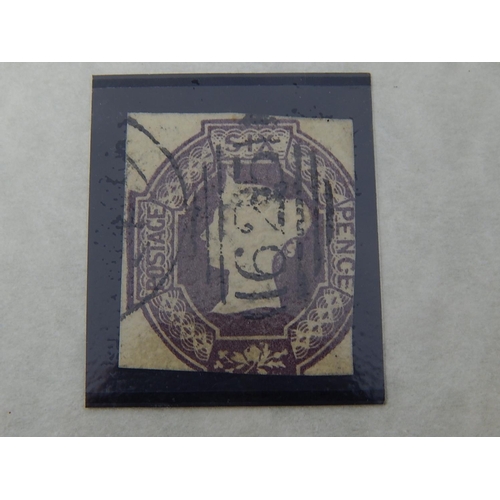 88 - The World's Most famous Stamps - The Embossed 6d Lilac in Westminster folder with COA (catalogues £1... 