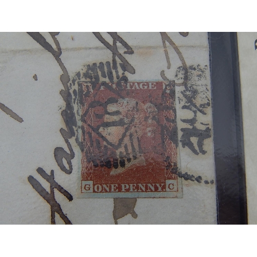 90 - The World's Most famous Stamps - The Penny Red Letter in Westminster Presentation folder with COA