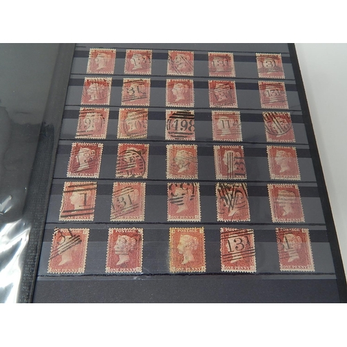 91 - Collection of 150 Penny Reds all with different Plate Numbers and Westminster COA; twinned with a sm... 