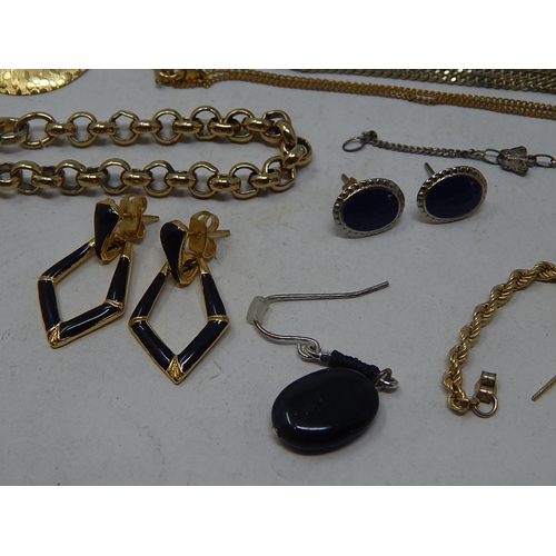 94 - A quantity of costume jewellery and some watches