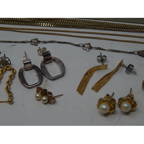 94 - A quantity of costume jewellery and some watches