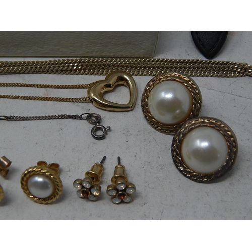 94 - A quantity of costume jewellery and some watches