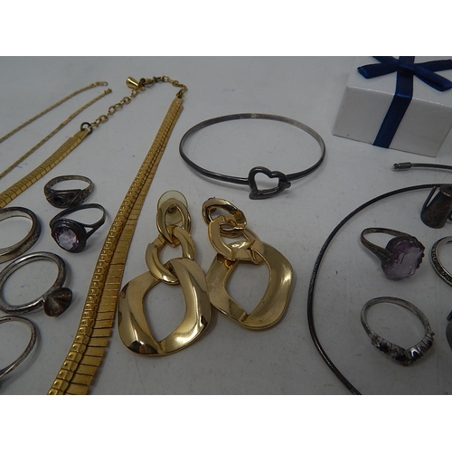 94 - A quantity of costume jewellery and some watches