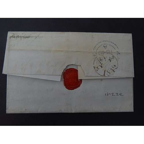 103 - Superb Queen Victoria Twopenny Blue July 1849 on cover addressed to Devon, rare thus