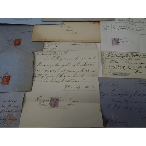 105 - Selection of early Victorian Postal History