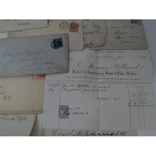 105 - Selection of early Victorian Postal History