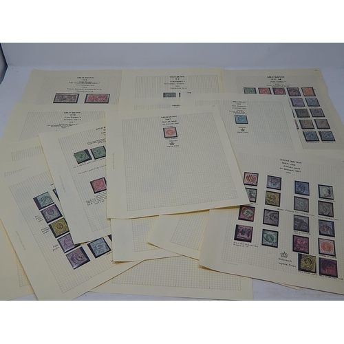 109 - An important collection of GB stamps from Queen Victoria to George V Seahorses profusely written up ... 