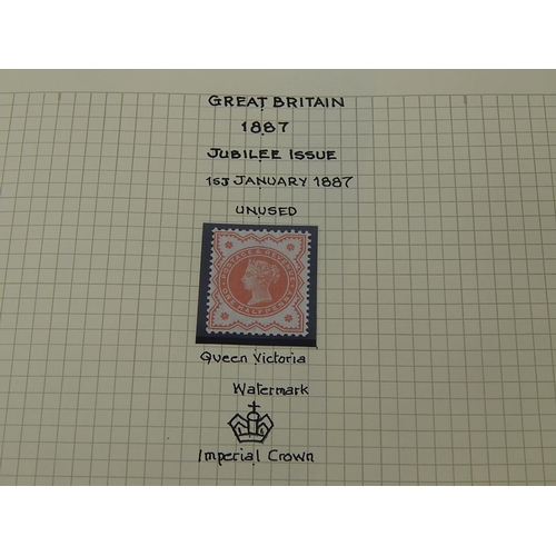 109 - An important collection of GB stamps from Queen Victoria to George V Seahorses profusely written up ... 