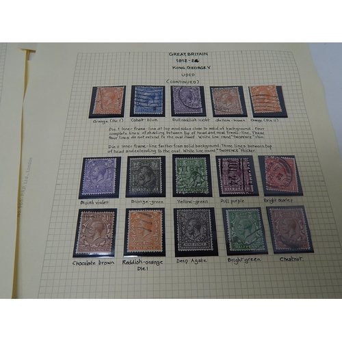 109 - An important collection of GB stamps from Queen Victoria to George V Seahorses profusely written up ... 