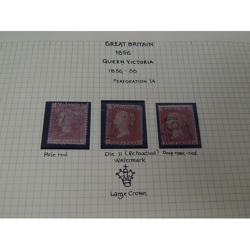 110 - GREAT BRITAIN Queen Victoria collection from 1841 IMPERF Penny Red, 2d Blues, tgrough to Five Shilli... 