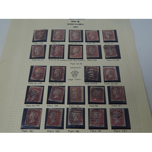 110 - GREAT BRITAIN Queen Victoria collection from 1841 IMPERF Penny Red, 2d Blues, tgrough to Five Shilli... 