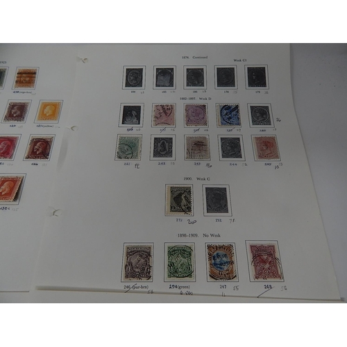 114 - Collection of New Zealand Stamps from Queen Victoria onwards housed on 6 vintage album pages, many b... 