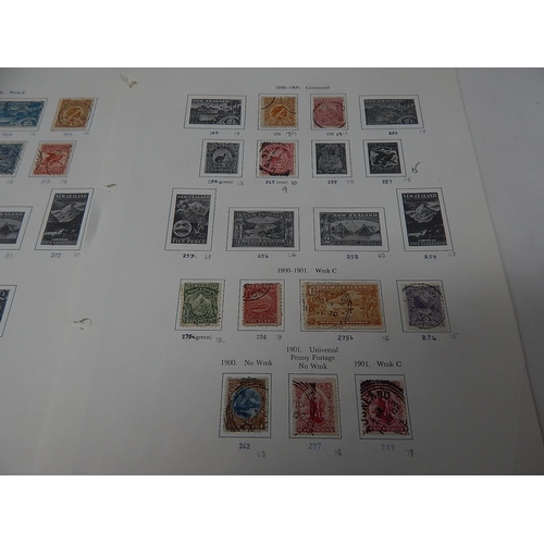 114 - Collection of New Zealand Stamps from Queen Victoria onwards housed on 6 vintage album pages, many b... 