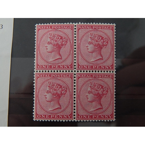 117 - NATAL Queen Victoria One Penny Red block of four Unmounted Mint originally pirchased from the Stamp ... 