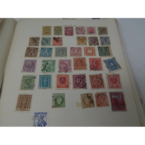 122 - Collection of World stamps in Vintage album many better/high value items noted, enormous catalogue v... 