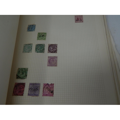 122 - Collection of World stamps in Vintage album many better/high value items noted, enormous catalogue v... 