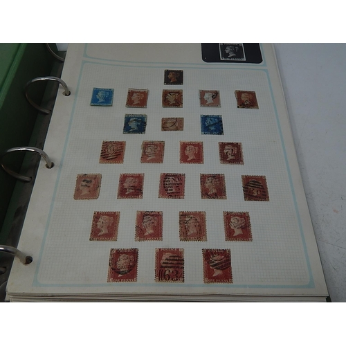 129 - A magnificent collection of stamps from Queen Victoria including a Penny Black, several 2d Blues, a ... 