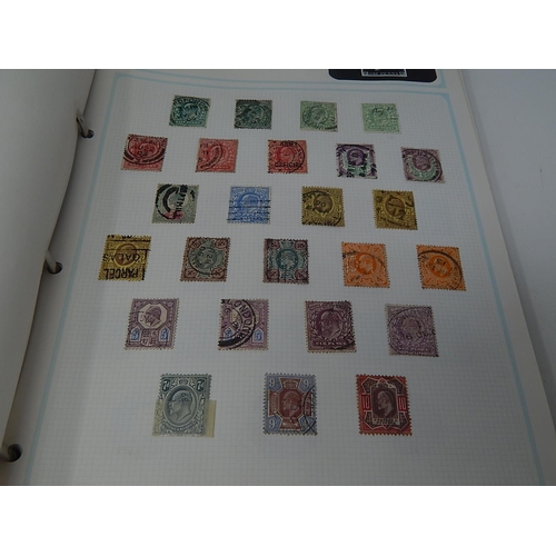 129 - A magnificent collection of stamps from Queen Victoria including a Penny Black, several 2d Blues, a ... 