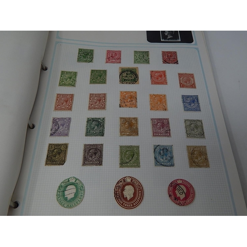 129 - A magnificent collection of stamps from Queen Victoria including a Penny Black, several 2d Blues, a ... 
