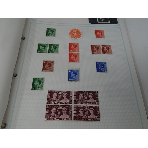 129 - A magnificent collection of stamps from Queen Victoria including a Penny Black, several 2d Blues, a ... 