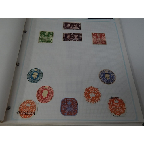 129 - A magnificent collection of stamps from Queen Victoria including a Penny Black, several 2d Blues, a ... 