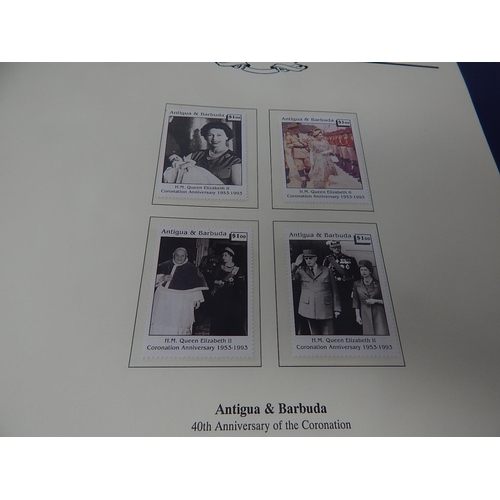 132 - Royal family Collection of 6 x Coin Covers plus some Mint Blocks of stamps, covers, etc housed in bl... 